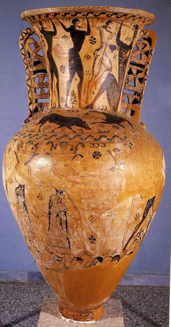 view of the entire amphora