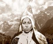My reconstruction of what an acaaju might have looked like, in cross-gendered regalia.