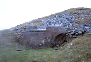 The Hag's Chair as it appears today.
