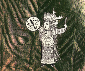 Manchu woman shaman, a major public authority in her culture