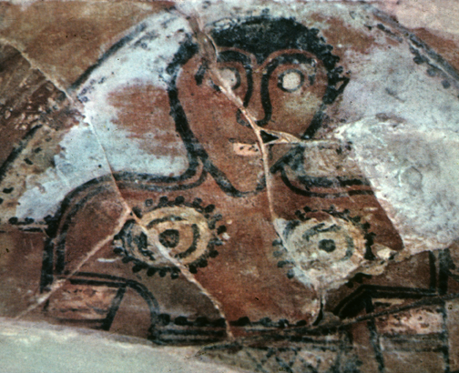 warrior figure of African appearance