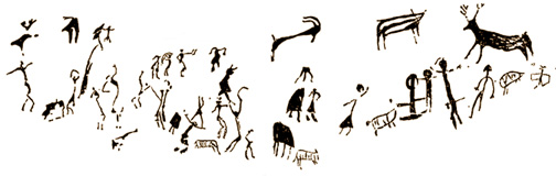people and animals