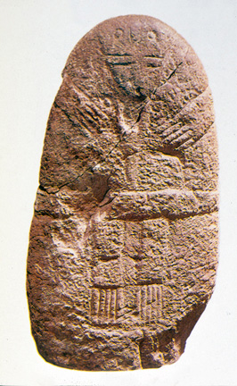 round statue menhir